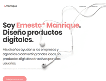 Tablet Screenshot of emanrique.com